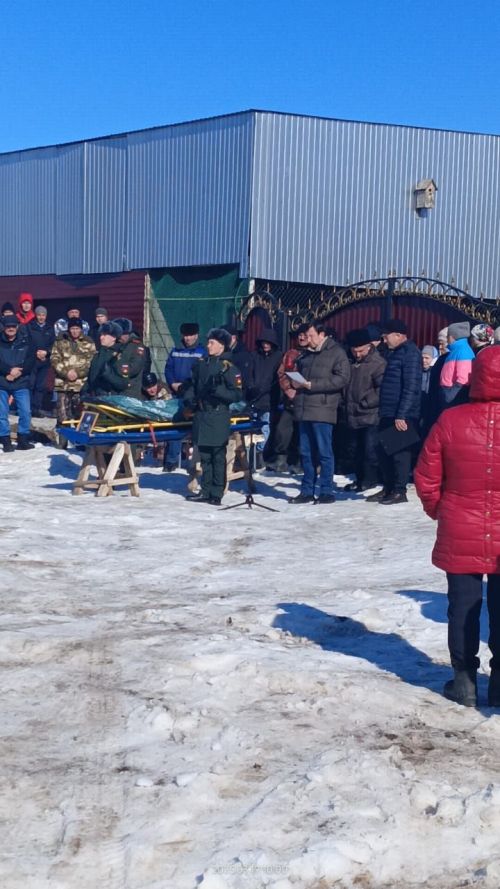 Махсус хәрби операциядә вафат булган тагын бер  райондашыбызны соңгы юлга озаттылар