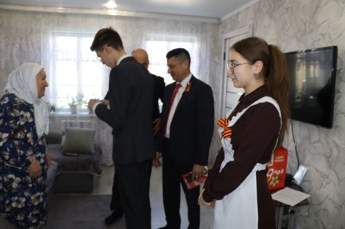 Бөек Җиңүнең 80 еллыгы уңаеннан  Юлбат һәм Түбән Шытсу авыл җирлекләрендә яшәүче тыл ветераннары һәм  Бөек Ватан сугышы ветераннарының   тол хатыннары хөрмәтләнде