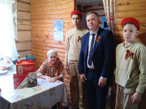Тимершык авыл җирлегендә яшәүче ветераннарга бүләкләр тапшырылды