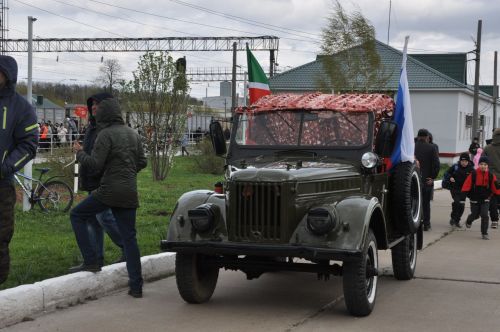 Шәмәрдәнгә Җиңү поезды килде (фоторепортаж)