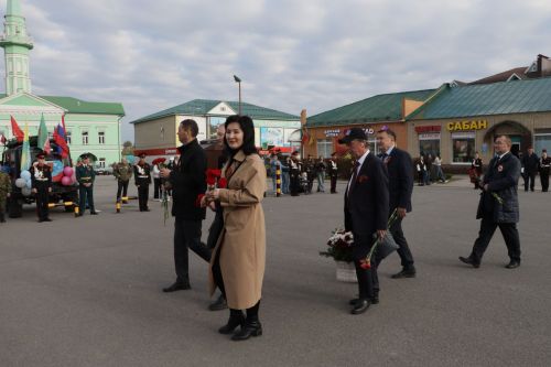 9 май көнне Сабада узган Җиңү бәйрәменнән фоторепортаж