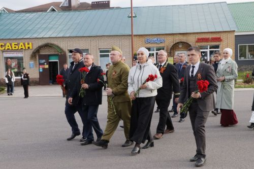 9 май көнне Сабада узган Җиңү бәйрәменнән фоторепортаж