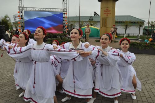 Җиңү көненә багышланган  парад һәм бәйрәм митингы Шәмәрдәндә дә  тантаналы шартларда үтте