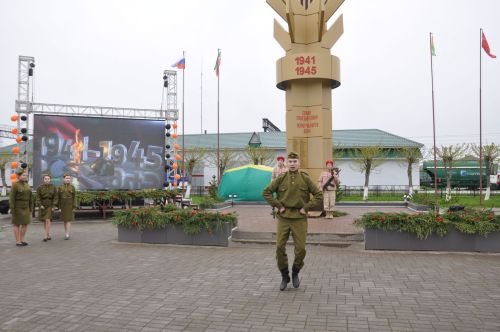 Җиңү көненә багышланган  парад һәм бәйрәм митингы Шәмәрдәндә дә  тантаналы шартларда үтте