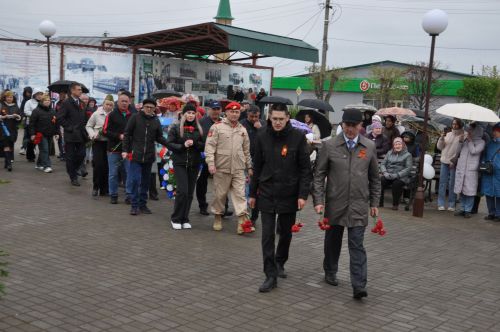 Җиңү көненә багышланган  парад һәм бәйрәм митингы Шәмәрдәндә дә  тантаналы шартларда үтте