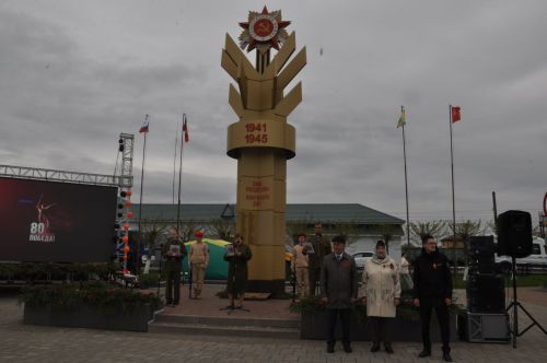 Җиңү көненә багышланган  парад һәм бәйрәм митингы Шәмәрдәндә дә  тантаналы шартларда үтте