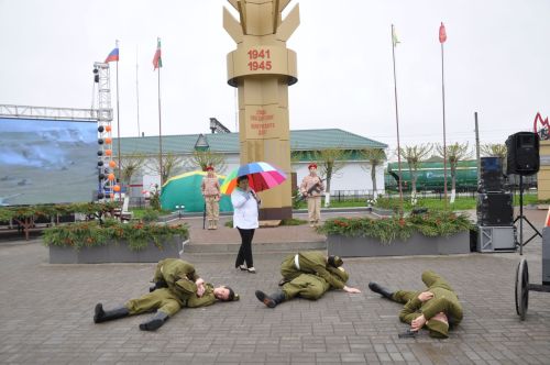 Җиңү көненә багышланган  парад һәм бәйрәм митингы Шәмәрдәндә дә  тантаналы шартларда үтте