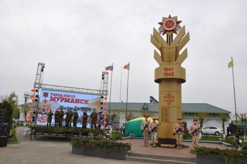 Җиңү көненә багышланган  парад һәм бәйрәм митингы Шәмәрдәндә дә  тантаналы шартларда үтте