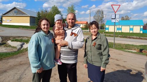 Олы Ныртыда «Георгий тасмасы» Бөтенроссия патриотик акциясе уздырдылар