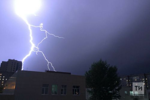 Татарстанда якындагы тәүлектә яңгыр, яшен һәм көчле җил көтелә