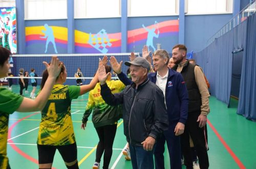 Сабада муниципаллар өчен волейбол ярышлары узды