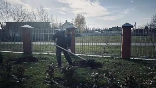 Лесхоз картлар һәм инвалидлар йорт-интернаты биләмәсенә декоратив куаклар утыртылды