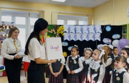Саба гимназиясендә укучыларны «Россия бөркетләре» («Орлята России») сафларына кабул иттеләр