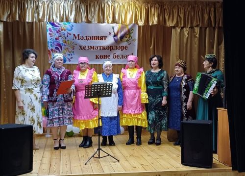 Олы Кибәче авыл җирлегенең мәдәният өлкәсендә эшләгән ветераннары белән очрашу оештырылды