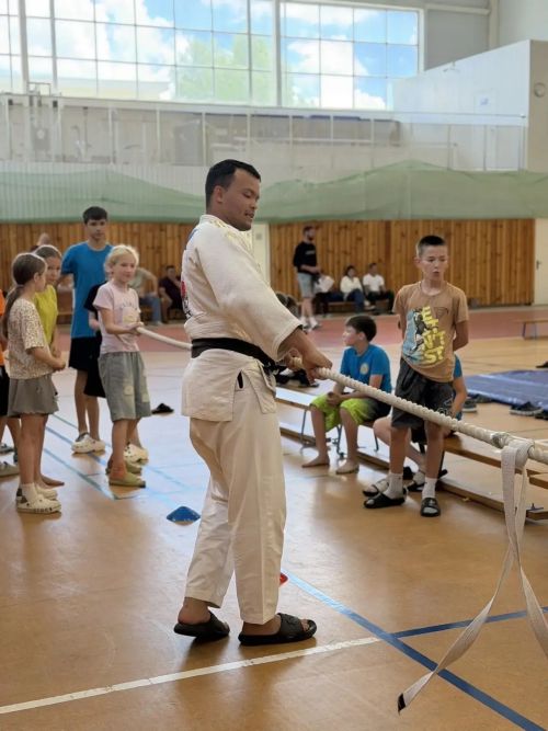 Иске Икшермә авылында урнашкан  «Кояшкай» лагерына дзюдочылар килде