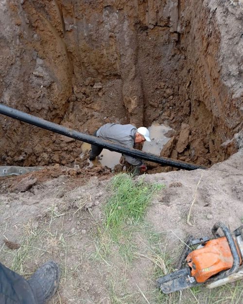 Иштуган авыл җирлегендә суүткәргечләр яңартыла