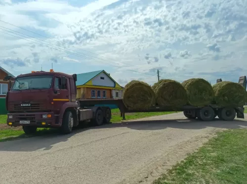 «Игенче» җаваплылыгы чикләнгән җәмгыяте  үз хезмәткәрләрен печән белән тәэмин итте/фоторепортаж