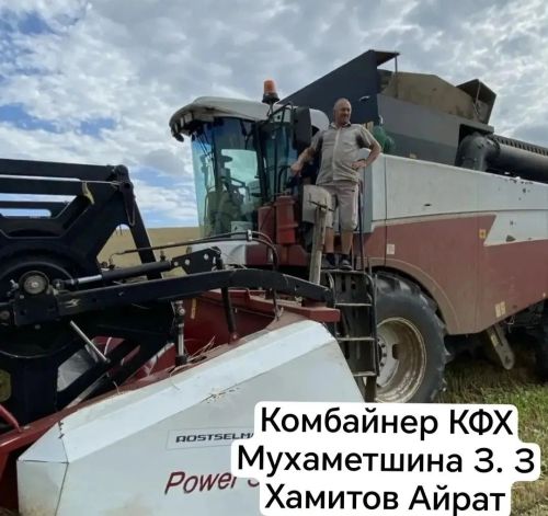 Районда урып-җыю «экватор»ны узды: «Мөхәммәтшин» хуҗалыгы тәүлегенә 2500 гектар ашлык суктыра