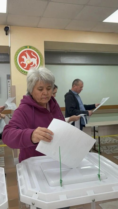 Саба гимназиясендә 1386 сайлаучының активлыгы участок рәисен сокландырды