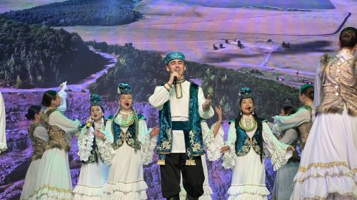 Халыкара хатын-кызлар көне уңаеннан район мәдәният йортында узган бәйрәм чарасыннан фоторепортаж