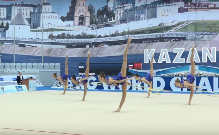 Сборная России стала первой в групповых упражнениях по художественной гимнастике на Кубке мира