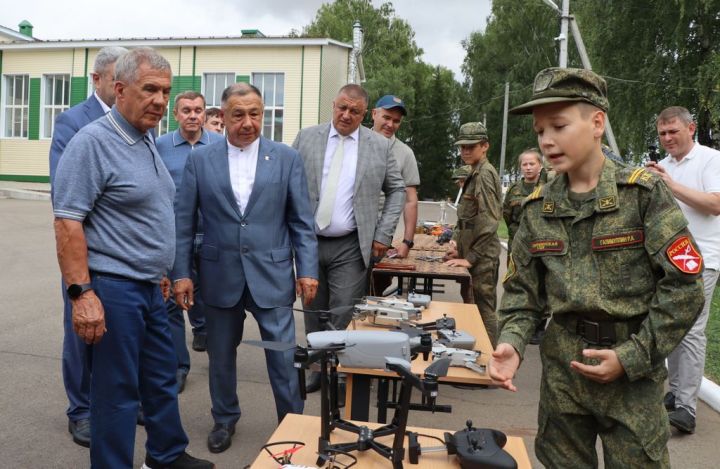Татарстан Республикасы Рәисе  Рөстәм Миңнеханов Саба  районында булды