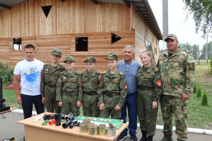 Татарстан Республикасы Рәисе  Рөстәм Миңнеханов Саба  районында булды