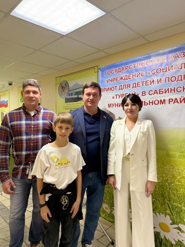 «Тургай » приютына Татарстан Дәүләт Советы депутаты Нияз Аитов килде