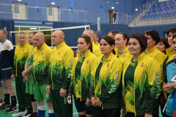 Сабада муниципаллар өчен волейбол ярышлары узды