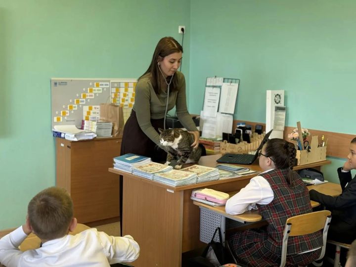 Саба районының «Оникс» мәктәбендә 4 нче сыйныф өчен гадәти булмаган дәрес узды