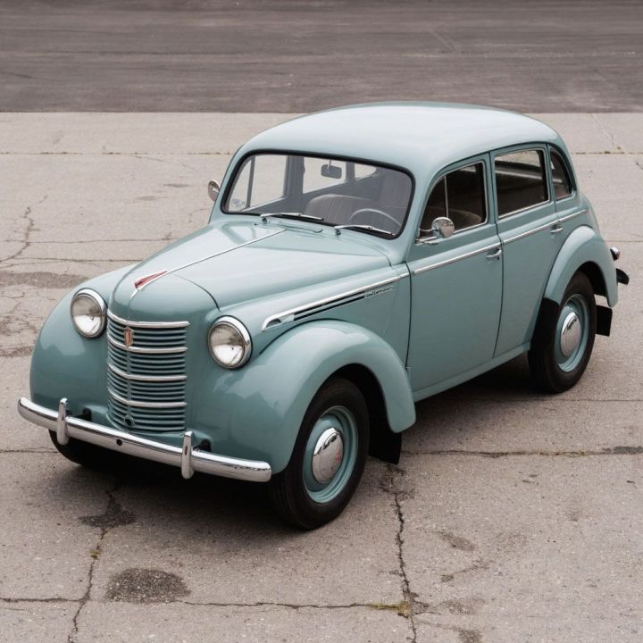 Казанда 1948 елгы сирәк очрый торган «Москвич» машинасын саталар