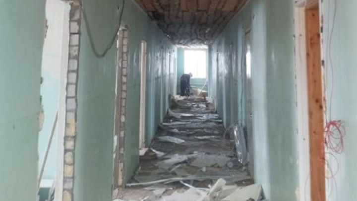 «Гигиена һәм эпидемиология үзәге»нең Саба филиалында  капиталь ремонт эшләре дәвам итә