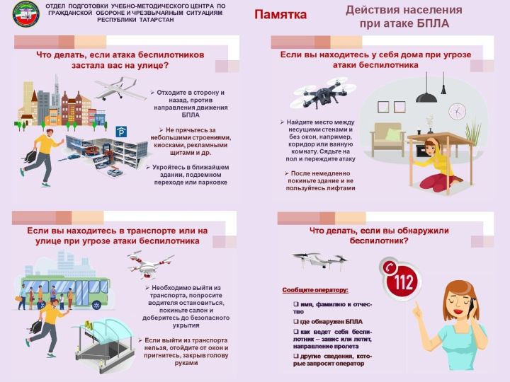 ВАЖНО: КАК ДЕЙСТВОВАТЬ ПРИ АТАКЕ БПЛА