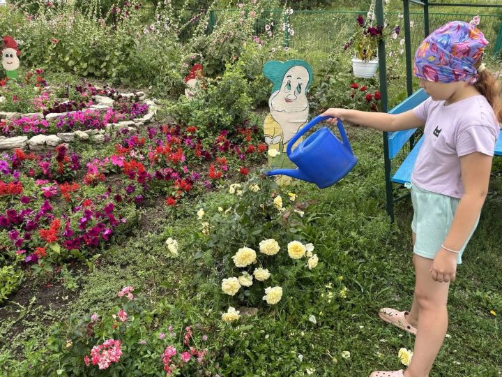 «Тургай» приютында хезмәт тәрбиясе: балалар теплицаларда мул уңыш үстерәләр